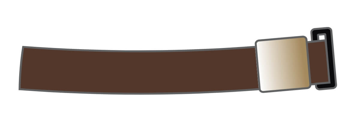 Leather Strap w/ Metal Buckle